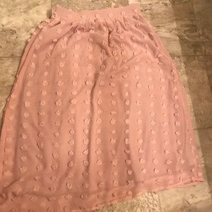 Swiss dot skirt